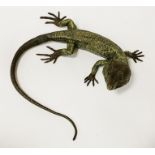 COLD PAINTED BRONZE LIZARD