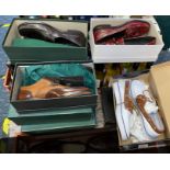 7 PAIRS OF DESIGNER SHOES IN BOXES - VARIOUS SIZES