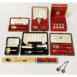 LARGE QTY OF SPOONS TO INC. 925 SILVER
