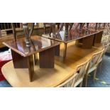 ROSEWOOD COFFEE TABLE & 2 SIDE TABLES - POSSIBLY DANISH