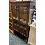 EDWARDIAN DISPLAY CABINET