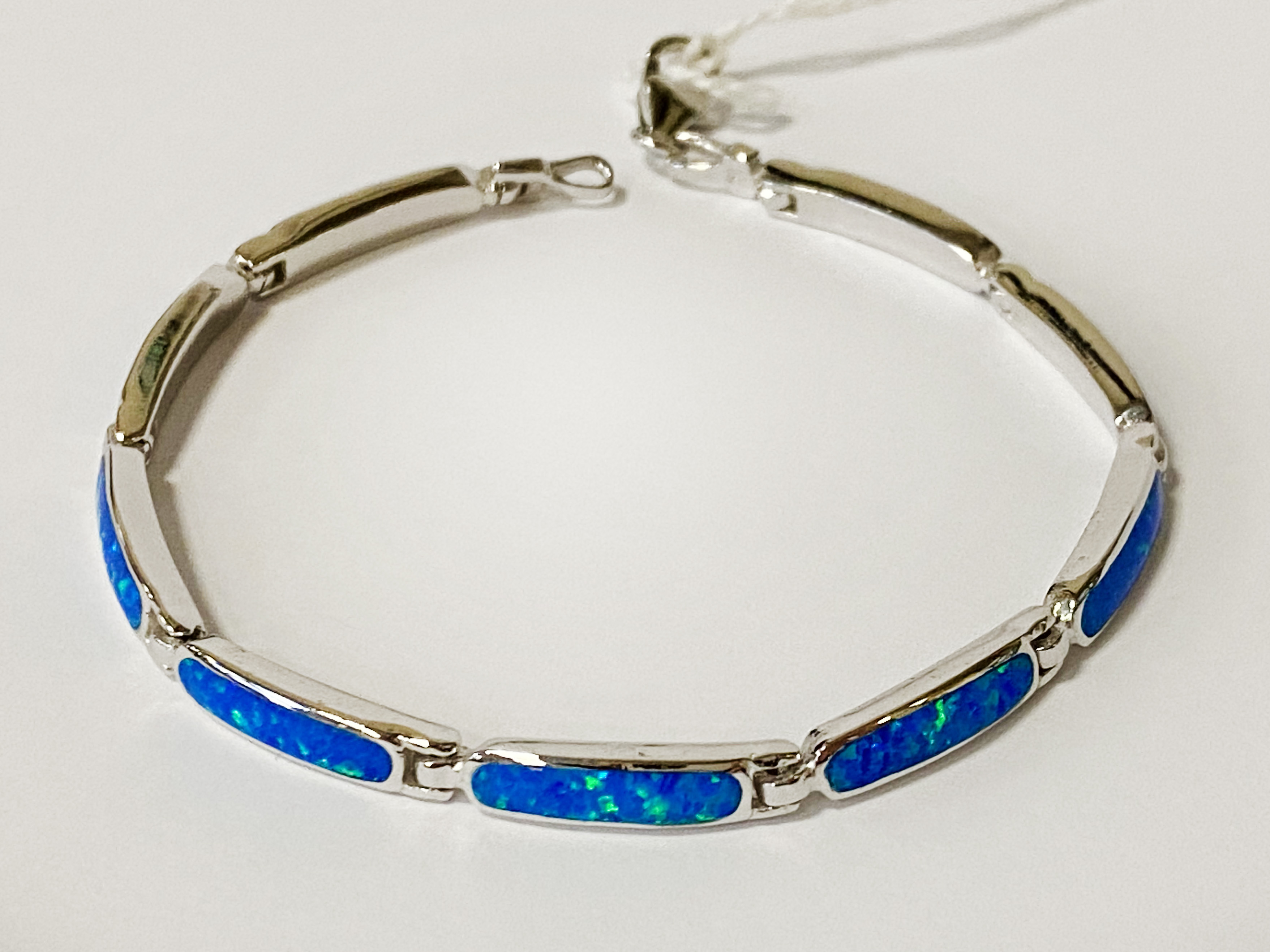 STERLING SILVER OPAL BRACELET