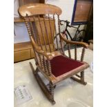 BOBBIN TWIST ROCKING CHAIR