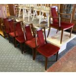 G PLAN - LESLIE DANDY VINTAGE DINING CHAIRS X6 1960S