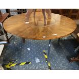 DANISH ROSEWOOD DINING TABLE MID CENTURY (LAZY SUSIE)