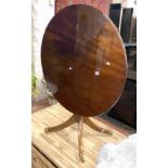 MAHOGANY TILT TOP TABLE