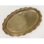 H/M SILVER TRAY 36CMS