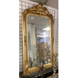 GILTWOOD MIRROR 155CMS X 85CMS