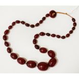 CHERRY BEADED NECKLACE