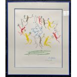 SIGNED PABLO PICASSO LITHOGRAPH - 61 X 47 CMS INNER FRAME