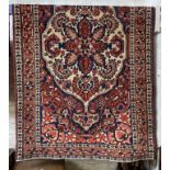 CENTRAL PERSIAN BAKATIAR RUG 250CMS X 155CMS