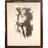 ADRIEN GEORGE SIGNED LITHOGRAPH 75 X 60 CMS - 57 OF 75 LIMITED EDITION