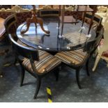 RETRO TABLE & 5 CHAIRS