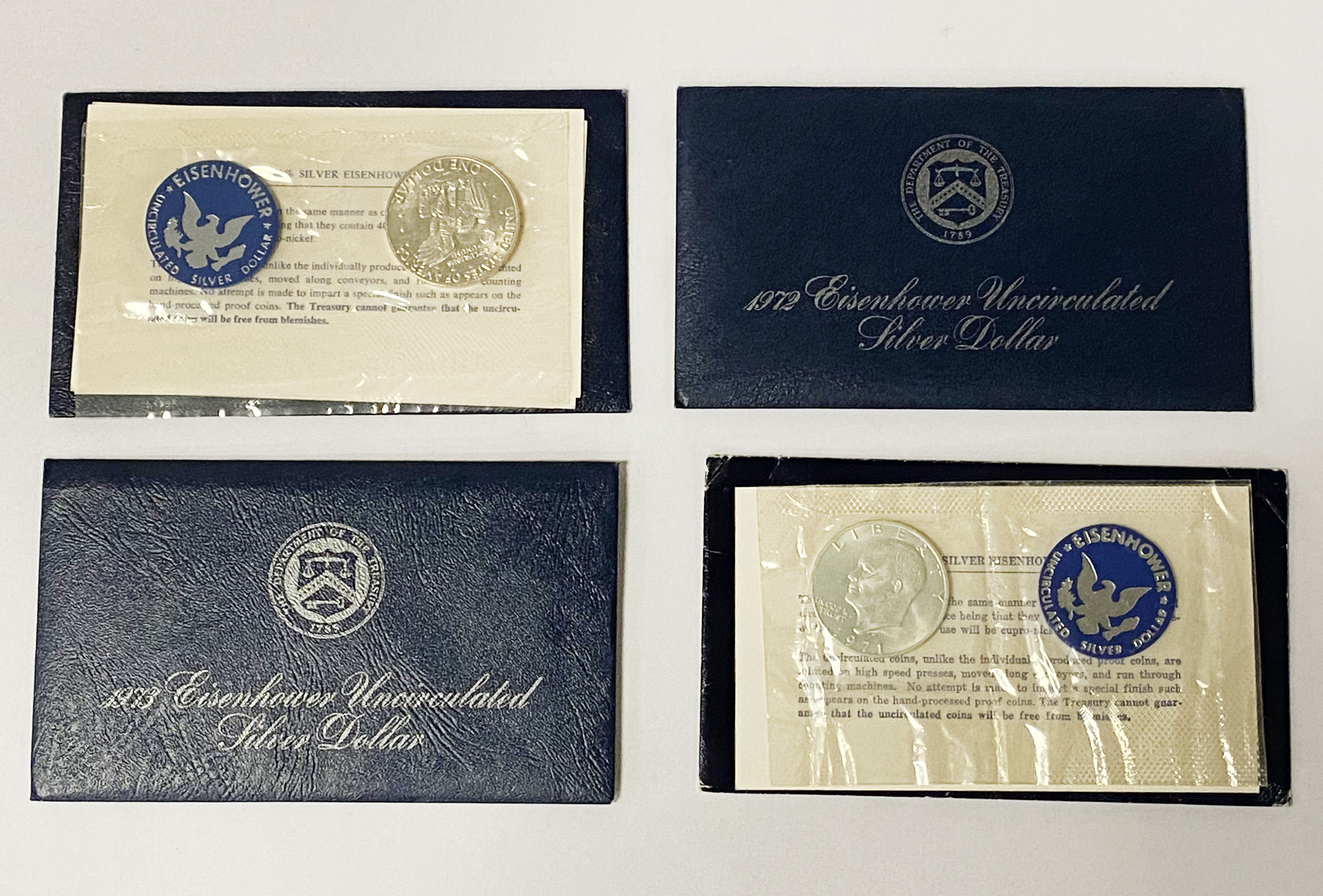 EISENHOWER UNCIRCULATED COINS 1971