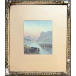 ATTRIBUTED TO ALFRED DE BREANSKI PAIR OF OILS ON CANVAS OF HIGHLAND LANDSCAPES- INSCRIBED TO REVERSE