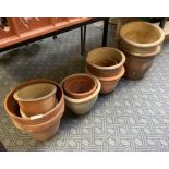 COLLECTION OF POTS