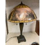 ART NOUVEAU STYLE TABLE LAMP - 56 CMS (H)