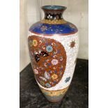 EARLY CLOISONNE VASE 22CMS (H)