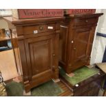 2 BEDSIDE CABINETS