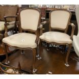 PAIR OF ELBOW CHAIRS - FRENCH