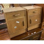 PAIR OF BEDSIDE TABLE CABINETS TABLE E GONNES