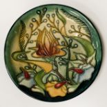 MOORCROFT PIN PLATE 12CMS (DIAM)