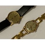 OMEGA LADIES WATCH & ANOTHER BY HERTIG