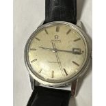 VINTAGE OMEGA SEAMASTER WITH LEATHER STRAP