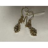 14CT GOLD & DIAMOND EARRINGS