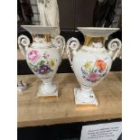 PAIR OF MEISSEN PORCELAIN VASES - 30 CMS (H) APPROX