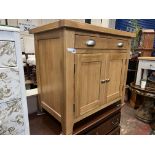 OAK 2 DOOR CABINET