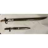 TWO VARIOUS BAYONETS