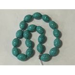 TURQUOISE BEADED NECKLACE