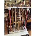 ANTIQUE CROQUET SET