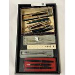 COLLECTION OF PENS INCL. CONWAY STEWART 14CT PEN