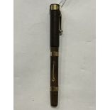 WATERMAN IDEAL FOUNTAIN PEN WITH 14K GOLD NIB & BANDING