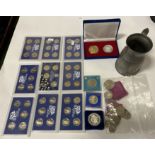 AMERICAN COINS - ONE SILVER DOLLAR & OTHER COLLECTABLE COINS