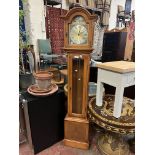 YEW GRANDFATHER CLOCK