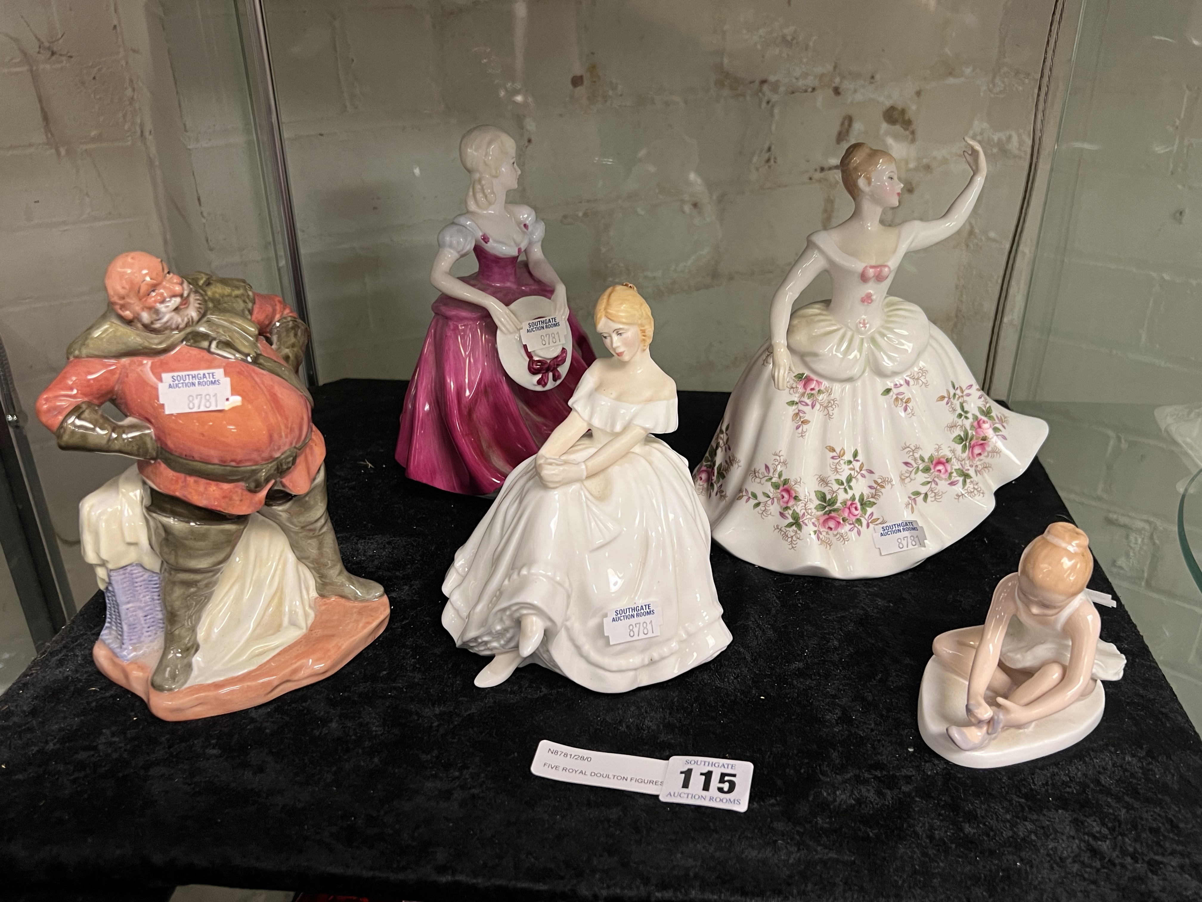 FIVE ROYAL DOULTON FIGURES