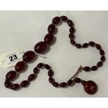 CHERRY BEAD NECKLACE