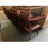DANISH ROSEWOOD TABLE & 4 CHAIRS