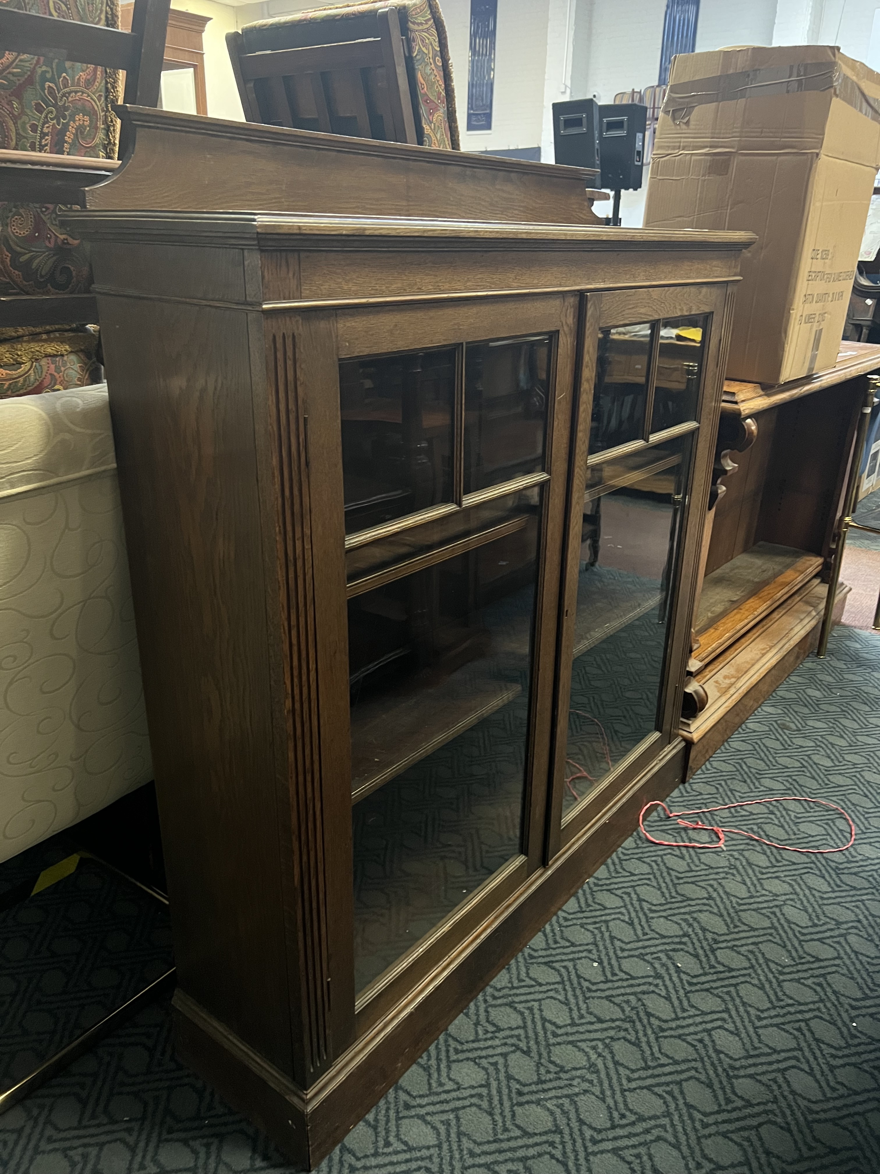 OAK CHINA CABINET