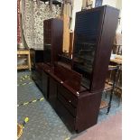 TAPLEY ROSEWOOD SIDEBOARD & UNITS