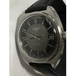 ROTARY TUXEDO DIAL C1960/1970'S WATCH, CASED - 34 MM APPROX