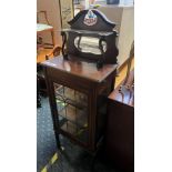 SMALL INLAID DISPLAY CABINET