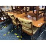 MCINTOSH DINING TABLE & SIX CHAIRS