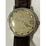 VINTAGE OMEGA SEAMASTER AUTOMATIC WITH LEATHER STRAP