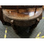 BURMESE ANTIQUE HALL TABLE A/F