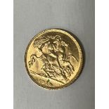 1913 HALF SOVEREIGN 4 GRAMS APPROX