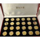 CORONATION MEDAL, STERLING SILVER COIN COLLECTION